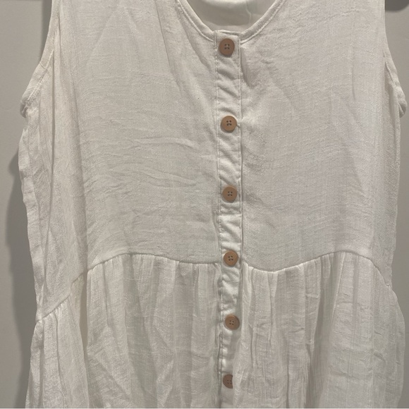 Womens White Boho Beachy Summer Dress Indigo Rose - Picture 3 of 7